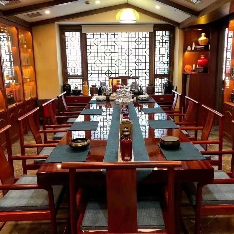 杭州大艺木业 白蜡木大板茶台